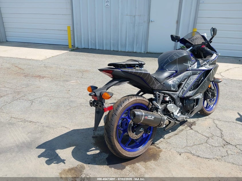 2024 Yamaha Yzf VIN MH3RH18Y8RK017132 IAAI salvage auction — ROLLOVER, Salvage Title, sold $1,300 on 2026-09-03 (photo 4)