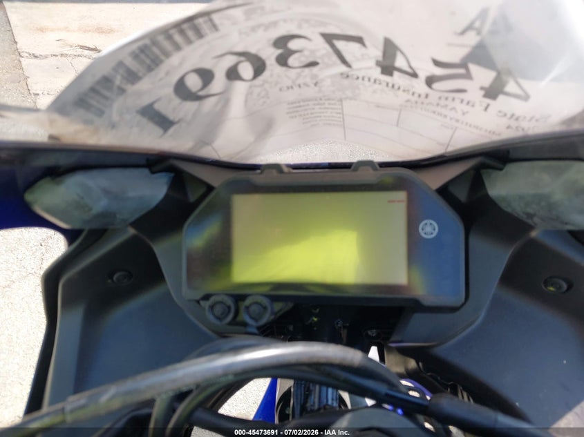 2024 Yamaha Yzf VIN MH3RH18Y8RK017132 IAAI salvage auction — ROLLOVER, Salvage Title, sold $1,300 on 2026-09-03 (photo 7)