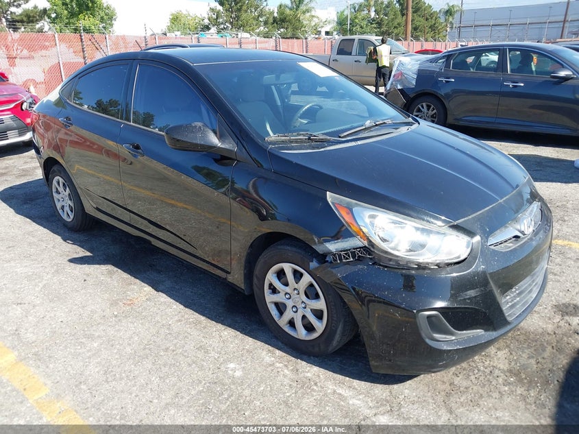 2012 Hyundai Accent VIN KMHCT4AE3CU209585 IAAI salvage auction — FRONT & REAR, Salvage (California), sold $1,225 on 2026-07-14 (photo 1)
