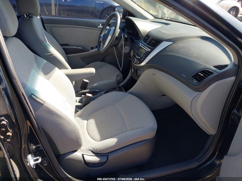 2012 Hyundai Accent VIN KMHCT4AE3CU209585 IAAI salvage auction — FRONT & REAR, Salvage (California), sold $1,225 on 2026-07-14 (photo 5)