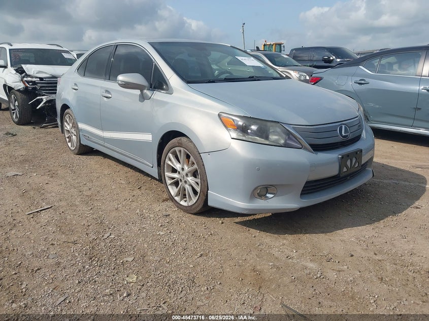 2010 Lexus Hs VIN JTHBB1BA5A2006217 IAAI salvage auction — NORMAL WEAR, Original (Texas), sold $1,350 on 2026-07-28 (photo 1)