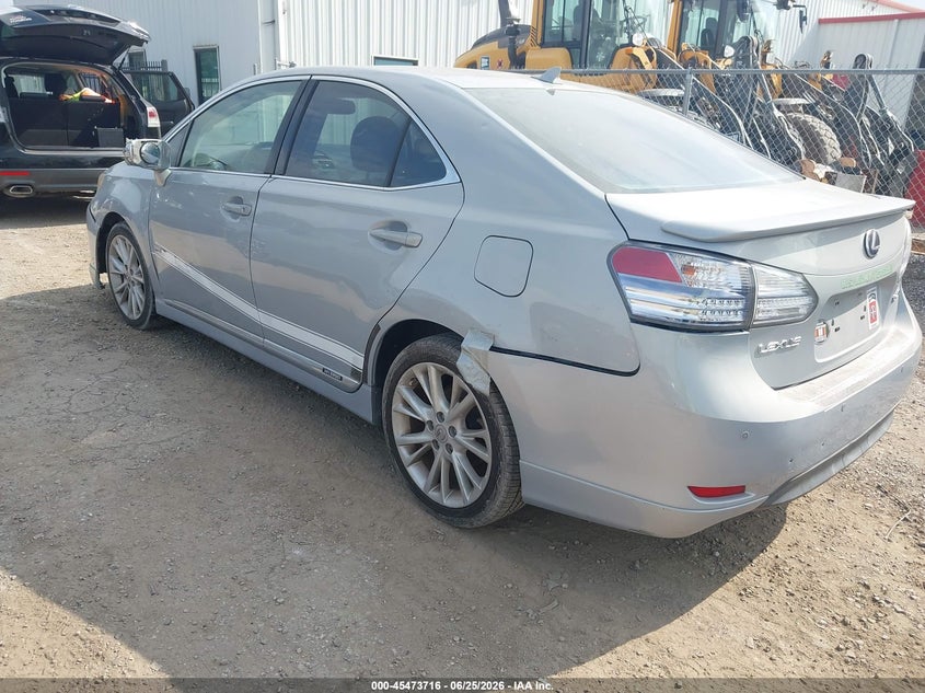 2010 Lexus Hs VIN JTHBB1BA5A2006217 IAAI salvage auction — NORMAL WEAR, Original (Texas), sold $1,350 on 2026-07-28 (photo 3)