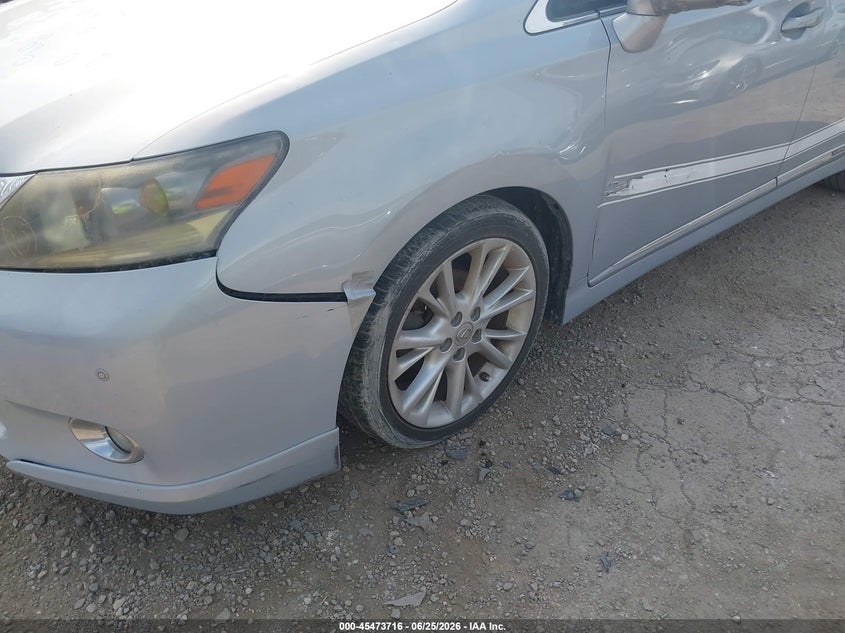 2010 Lexus Hs VIN JTHBB1BA5A2006217 IAAI salvage auction — NORMAL WEAR, Original (Texas), sold $1,350 on 2026-07-28 (photo 6)