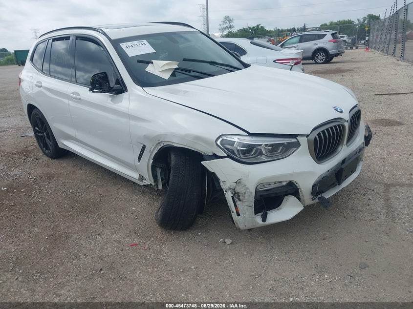 2018 BMW X3 VIN 5UXTS3C50J0Z02096 IAAI salvage auction — FRONT END, Salvage Title, sold $5,700 on 2026-07-21 (photo 1)