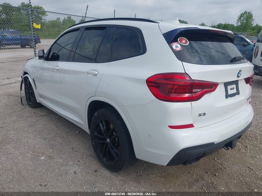 2018 BMW X3 VIN 5UXTS3C50J0Z02096 IAAI salvage auction — FRONT END, Salvage Title, sold $5,700 on 2026-07-21 (photo 3)