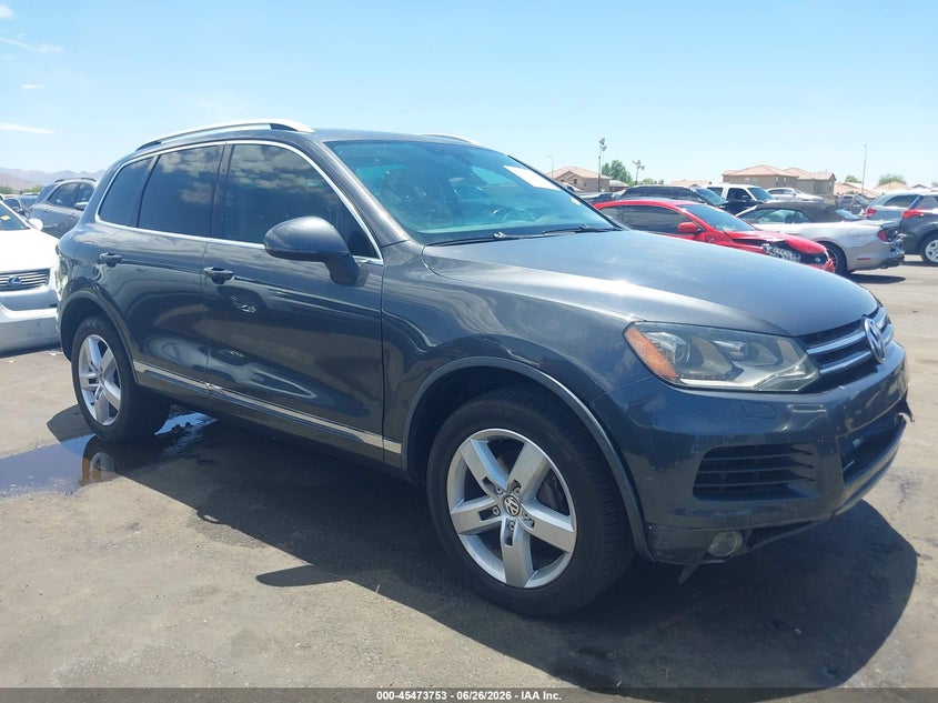 2011 Volkswagen Touareg VIN WVGFK9BP6BD004032 IAAI salvage auction — FRONT END, Salvage (Arizona), sold $3,150 on 2026-07-14 (photo 1)