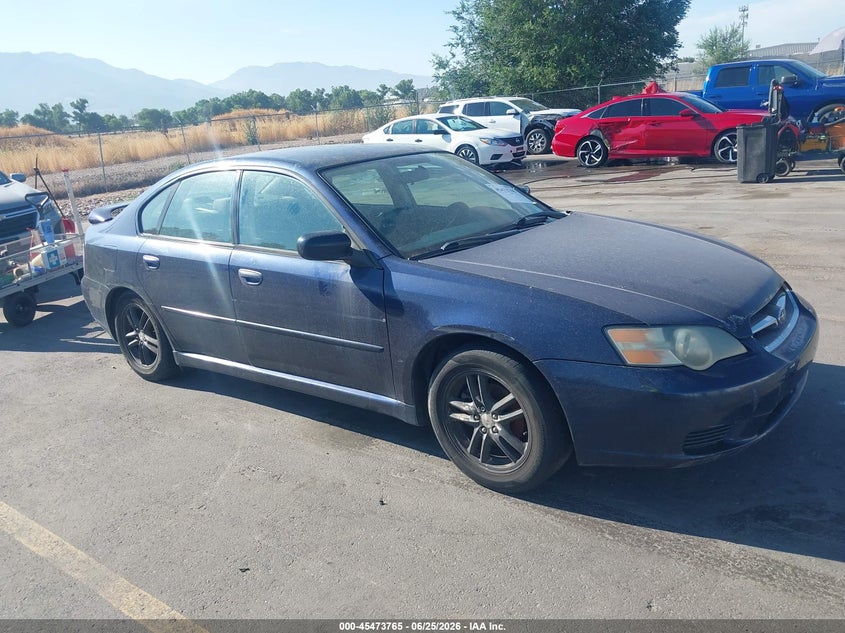 2005 Subaru LEGACY VIN 4S3BL616657212051 IAAI salvage auction — NORMAL WEAR, Clear (Utah), sold $275 on 2026-07-09 (photo 1)