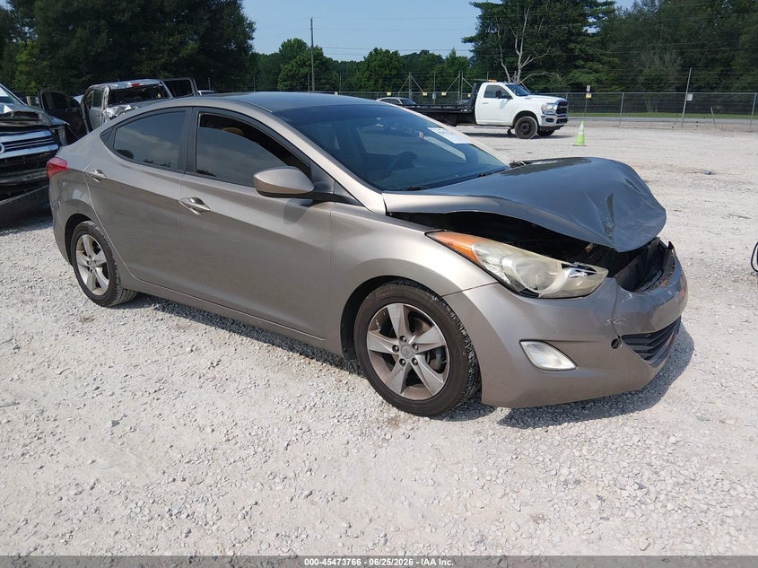 2013 Hyundai Elantra VIN 5NPDH4AE2DH295252 IAAI salvage auction — FRONT END, Salvage Title, sold $400 on 2026-07-23 (photo 1)
