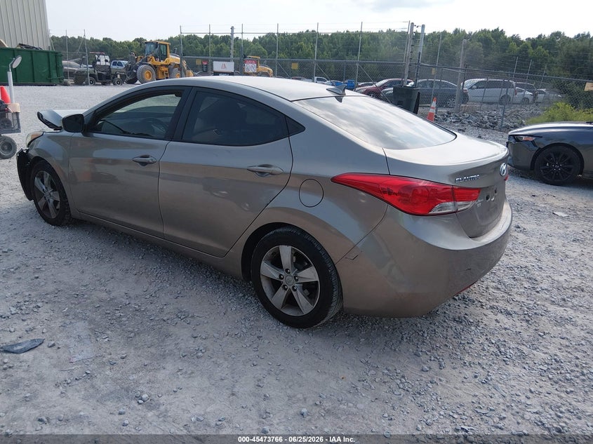 2013 Hyundai Elantra VIN 5NPDH4AE2DH295252 IAAI salvage auction — FRONT END, Salvage Title, sold $400 on 2026-07-23 (photo 3)