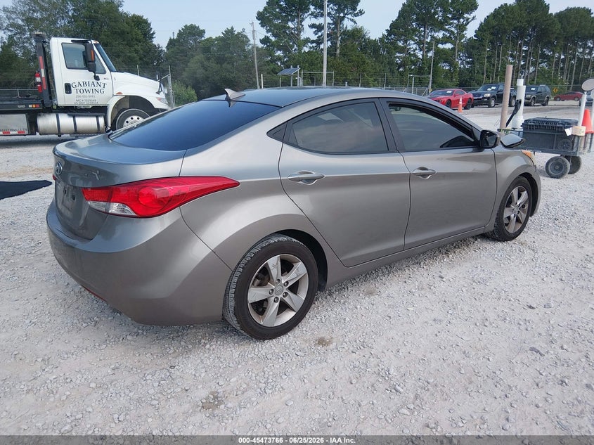 2013 Hyundai Elantra VIN 5NPDH4AE2DH295252 IAAI salvage auction — FRONT END, Salvage (Alabama), sold $400 on 2026-07-29 (photo 4)