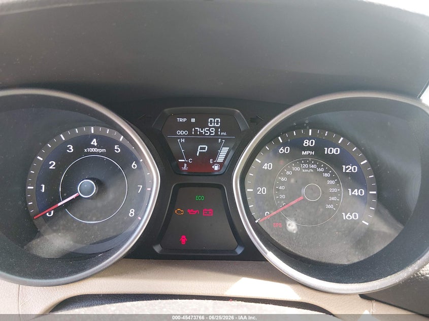 2013 Hyundai Elantra VIN 5NPDH4AE2DH295252 IAAI salvage auction — FRONT END, Salvage Title, sold $400 on 2026-07-23 (photo 7)