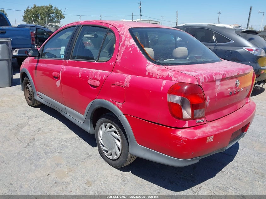 2000 Toyota Echo VIN JTDBT1230Y0031466 IAAI salvage auction — NORMAL WEAR, Clear - Dealer Only (California), sold $675 on 2026-07-09 (photo 3)