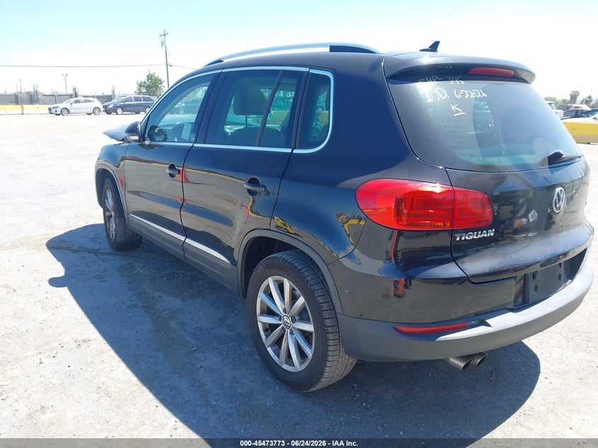 2017 Volkswagen Tiguan VIN WVGRV7AX6HK005387 IAAI salvage auction — FRONT END, Salvage (California), sold $625 on 2026-08-06 (photo 3)