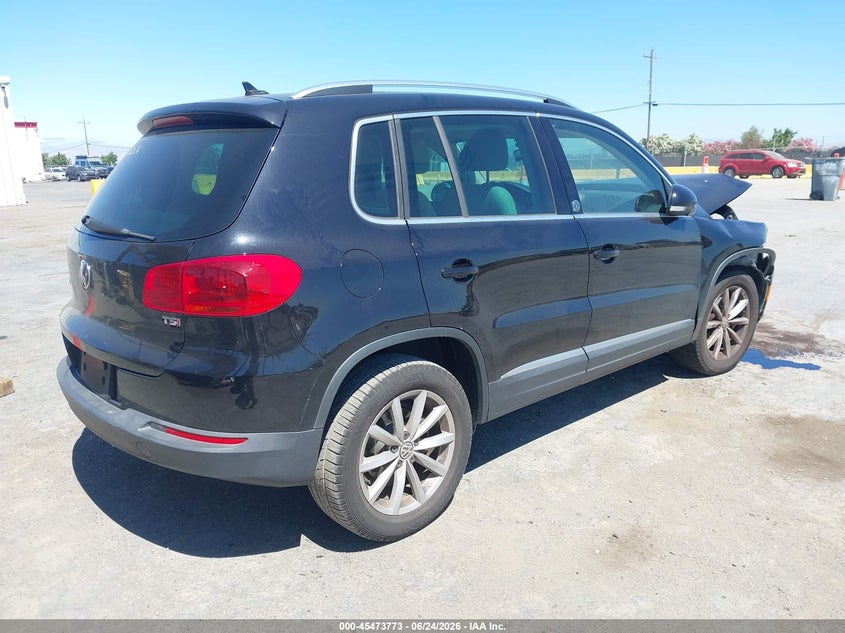 2017 Volkswagen Tiguan VIN WVGRV7AX6HK005387 IAAI salvage auction — FRONT END, Salvage (California), sold $625 on 2026-08-06 (photo 4)