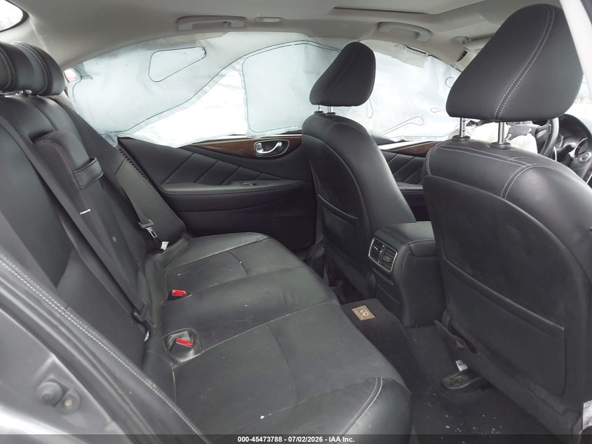 2015 Infiniti Q50 VIN JN1AV7AP6FM790189 IAAI salvage auction — LEFT FRONT, Salvage Certificate (California), sold $1,100 on 2026-07-22 (photo 8)