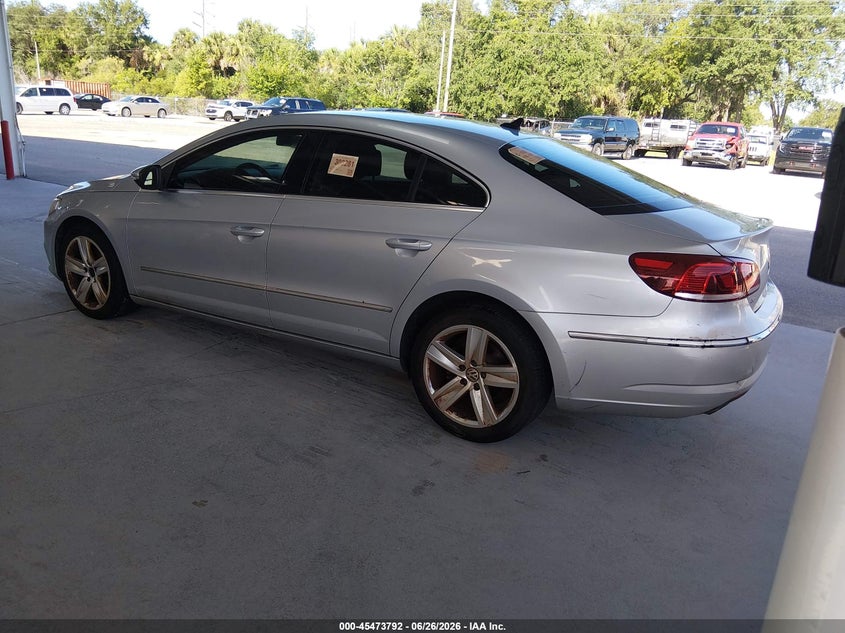 2014 Volkswagen Passat cc VIN WVWAN7AN6EE500375 IAAI salvage auction — ENGINE DAMAGE, Clear (Florida), sold $375 on 2026-07-08 (photo 3)