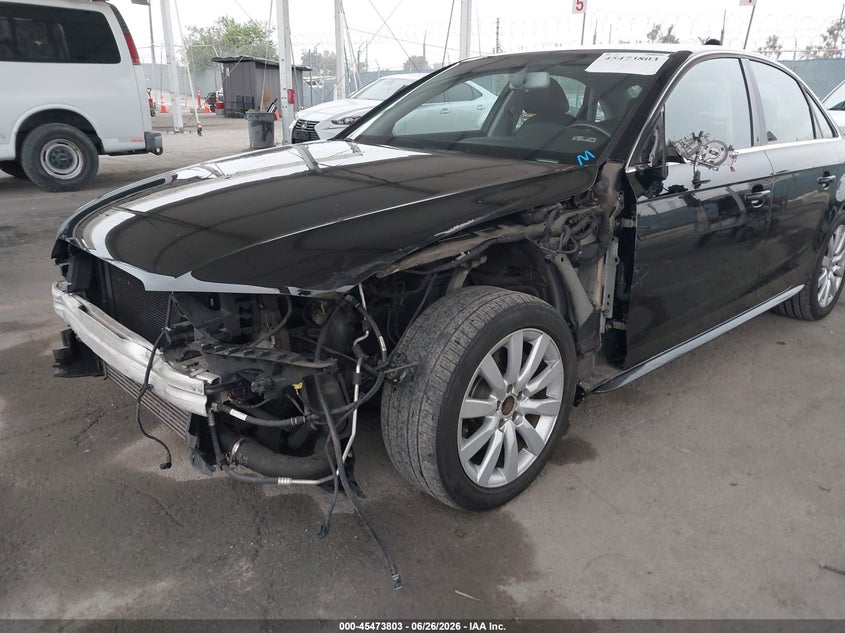 2015 Audi A4 VIN WAUAFAFL8FN010276 IAAI salvage auction — FRONT END, Salvage (California), sold $1,700 on 2026-07-08 (photo 6)