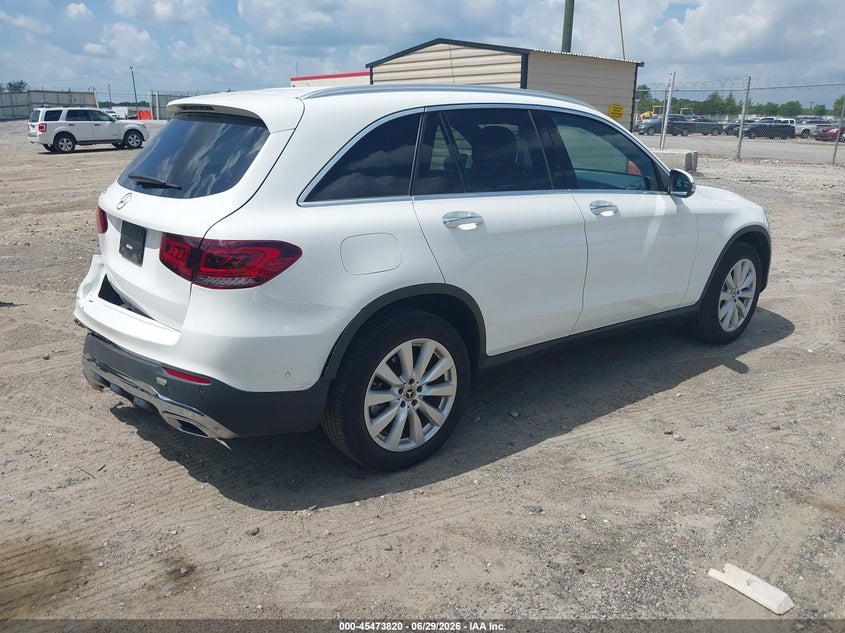 2020 Mercedes-benz Glc VIN WDC0G8DB1LF675065 IAAI salvage auction — REAR END, Salvage (Georgia), sold $8,700 on 2026-08-09 (photo 4)