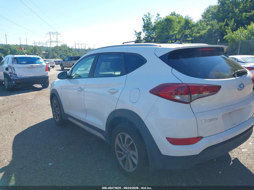 2017 Hyundai Tucson VIN KM8J3CA48HU291748 IAAI salvage auction — NORMAL WEAR, Clear (Pennsylvania), sold $4,125 on 2026-07-24 (photo 3)