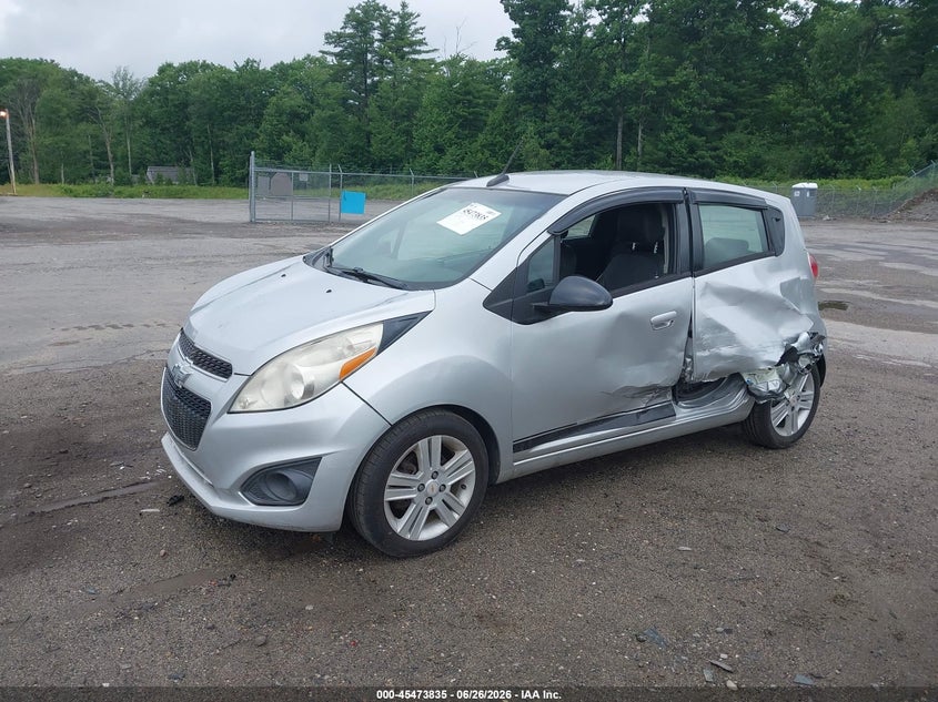 2013 Chevrolet Spark VIN KL8CD6S9XDC534099 IAAI salvage auction — FRONT END, Salvage Title, sold $25 on 2026-07-24 (photo 2)