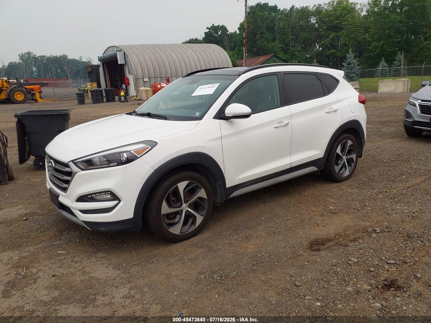 2018 Hyundai Tucson VIN KM8J3CA26JU751042 IAAI salvage auction — NORMAL WEAR, Clear (Pennsylvania), sold $3,300 on 2026-07-23 (photo 2)