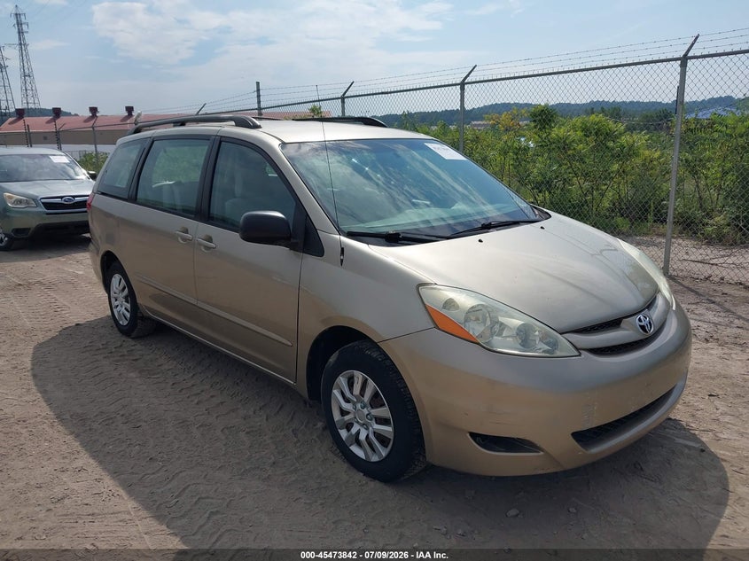 2006 Toyota Sienna VIN 5TDZA23C36S470079 IAAI salvage auction — NORMAL WEAR, Clear (Pennsylvania), sold $1,100 on 2026-07-14 (photo 1)