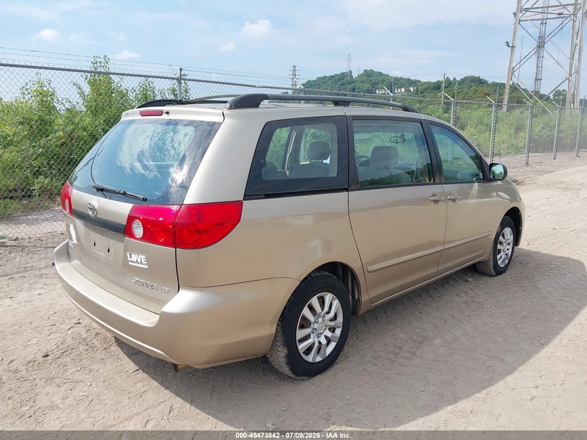 2006 Toyota Sienna VIN 5TDZA23C36S470079 IAAI salvage auction — NORMAL WEAR, Clear (Pennsylvania), sold $1,100 on 2026-07-14 (photo 4)