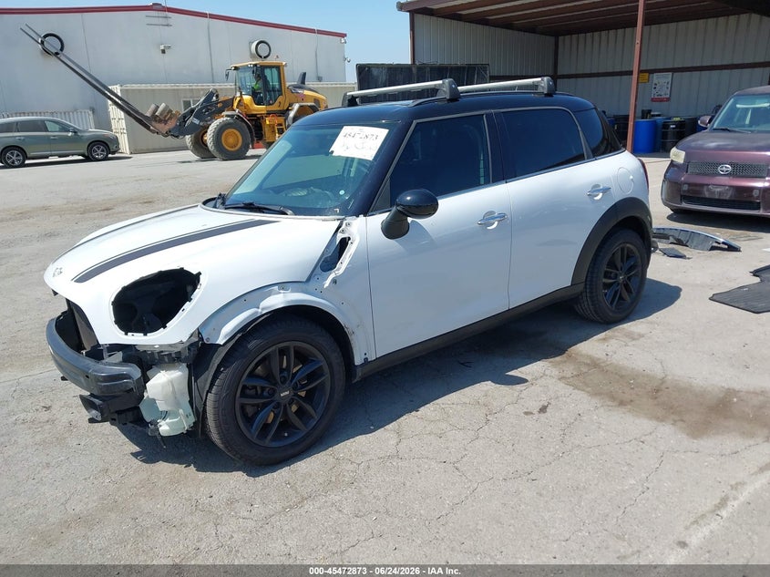 2012 Mini VIN WMWZC3C56CWL84789 IAAI salvage auction — LEFT FRONT, Salvage (California), sold $825 on 2026-07-27 (photo 2)