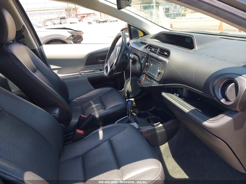 2013 Toyota Prius c VIN JTDKDTB30D1035854 IAAI salvage auction — FRONT END, Salvage (California), sold $1,450 on 2026-07-07 (photo 5)