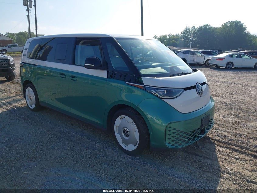 2025 Volkswagen Id.buzz VIN WVG6YVEB7SH019834 IAAI salvage auction — LEFT SIDE, Salvage (New Hampshire), sold $26,900 on 2026-07-06 (photo 1)