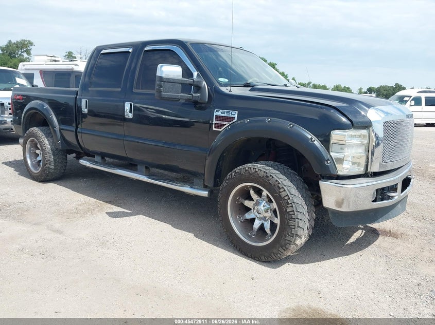 2008 Ford F250 VIN 1FTSW21R08EC26523 IAAI salvage auction — LEFT FRONT, Original (Texas), sold $5,850 on 2026-08-25 (photo 1)