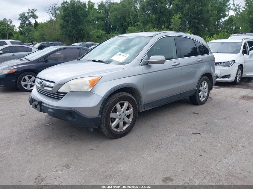 2007 Honda Cr-v VIN JHLRE487X7C092215 IAAI salvage auction — RIGHT FRONT, Salvage (Missouri), sold $1,650 on 2026-07-22 (photo 2)