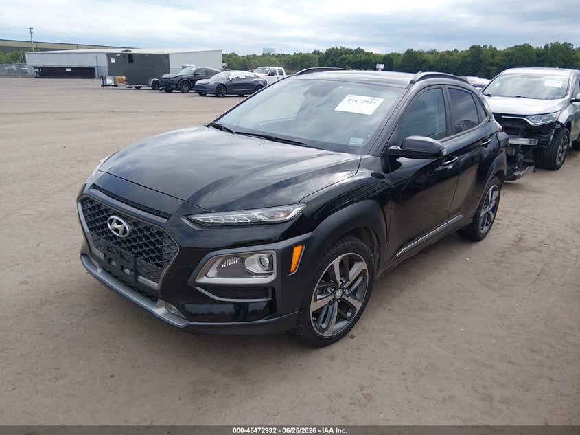 2020 Hyundai Kona VIN KM8K33A50LU443298 IAAI salvage auction — REAR END, Salvage (Ohio), sold $3,200 on 2026-07-21 (photo 2)