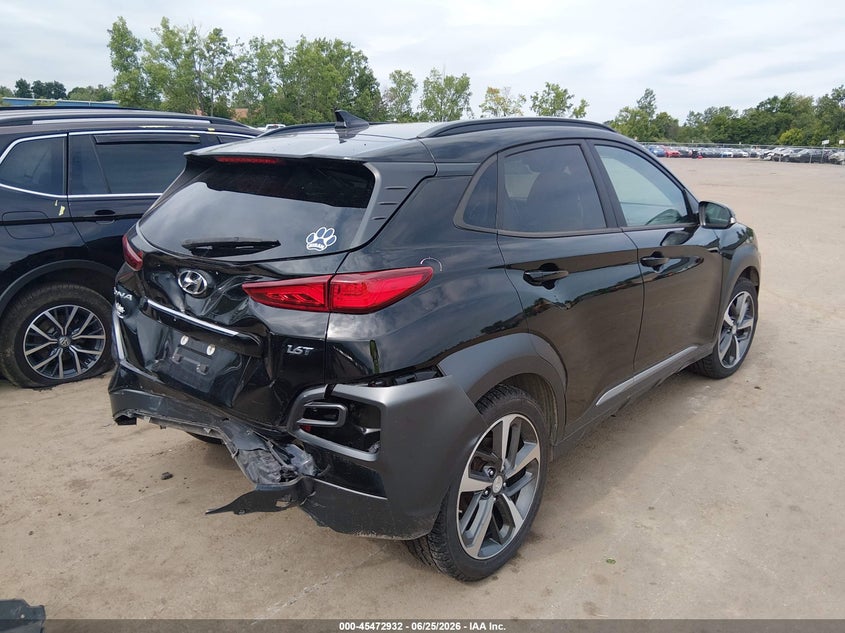 2020 Hyundai Kona VIN KM8K33A50LU443298 IAAI salvage auction — REAR END, Salvage (Ohio), sold $3,200 on 2026-07-21 (photo 4)