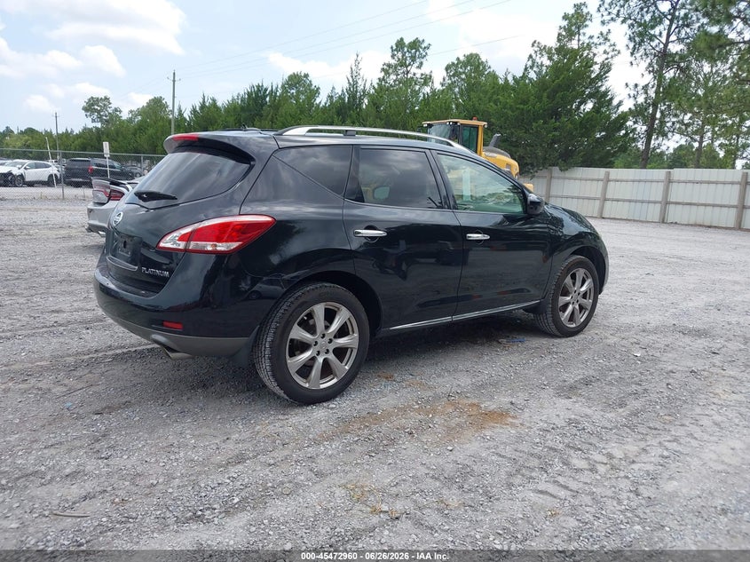 2013 Nissan Murano VIN JN8AZ1MU8DW208938 IAAI salvage auction — REAR END, Clear (Florida), sold $325 on 2026-07-23 (photo 4)