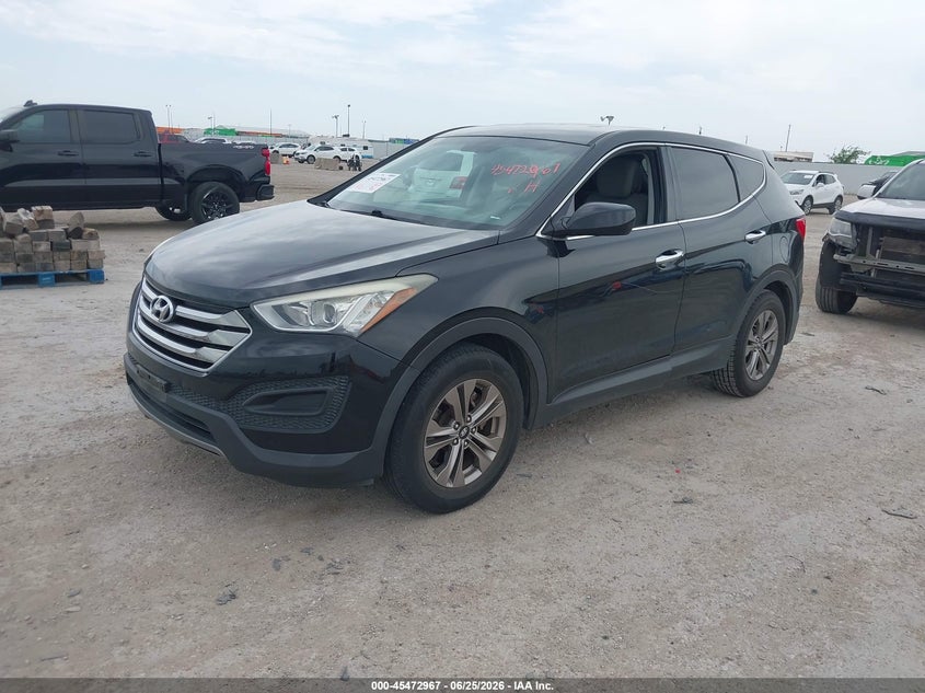 2016 Hyundai Santa fe VIN 5XYZT3LB1GG331025 IAAI salvage auction — WATER/FLOOD, Salvage (Texas), sold $1,750 on 2026-07-29 (photo 2)