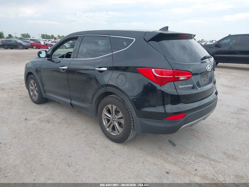 2016 Hyundai Santa fe VIN 5XYZT3LB1GG331025 IAAI salvage auction — WATER/FLOOD, Salvage (Texas), sold $1,750 on 2026-07-29 (photo 3)