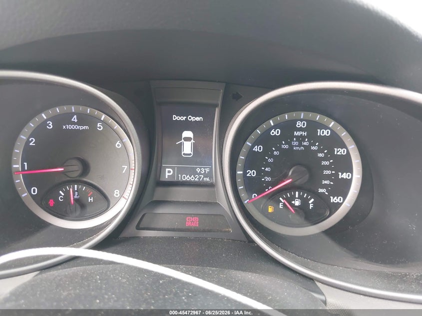 2016 Hyundai Santa fe VIN 5XYZT3LB1GG331025 IAAI salvage auction — WATER/FLOOD, Salvage (Texas), sold $1,750 on 2026-07-29 (photo 7)