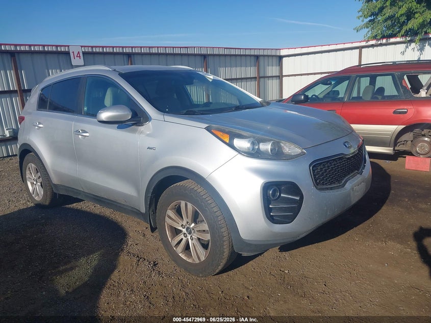 2018 Kia Sportage VIN KNDPMCAC8J7378296 IAAI salvage auction — REAR END, Bill Of Sale (Washington), sold $2,050 on 2026-07-21 (photo 1)
