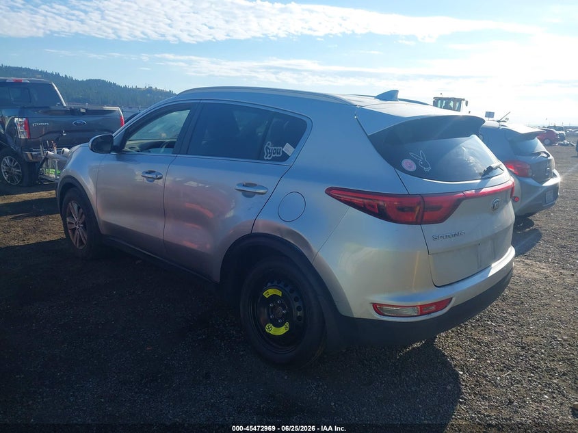 2018 Kia Sportage VIN KNDPMCAC8J7378296 IAAI salvage auction — REAR END, Bill Of Sale (Washington), sold $2,050 on 2026-07-21 (photo 3)