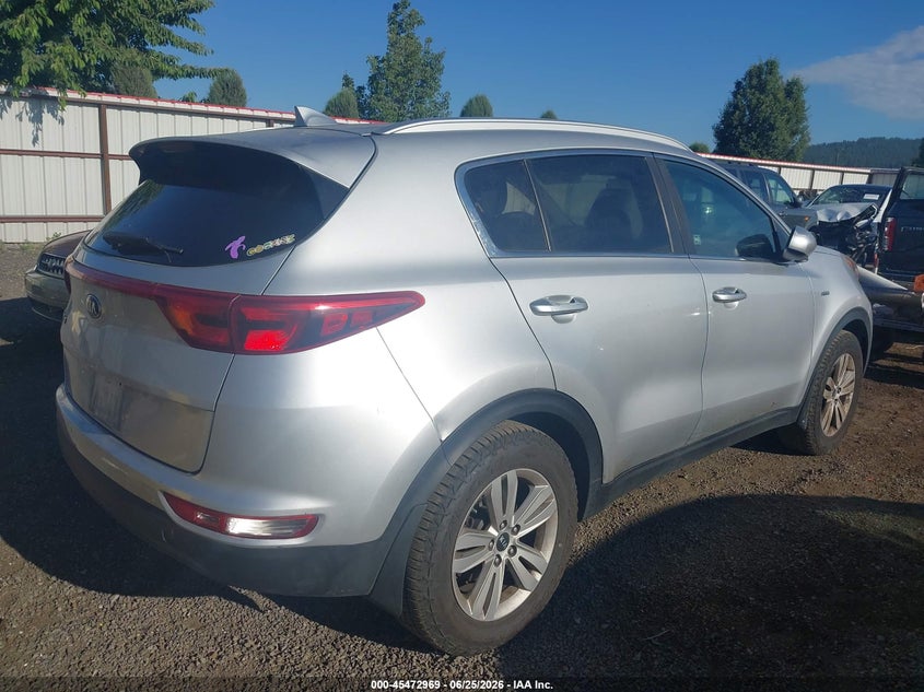 2018 Kia Sportage VIN KNDPMCAC8J7378296 IAAI salvage auction — REAR END, Bill Of Sale (Washington), sold $2,050 on 2026-07-21 (photo 4)