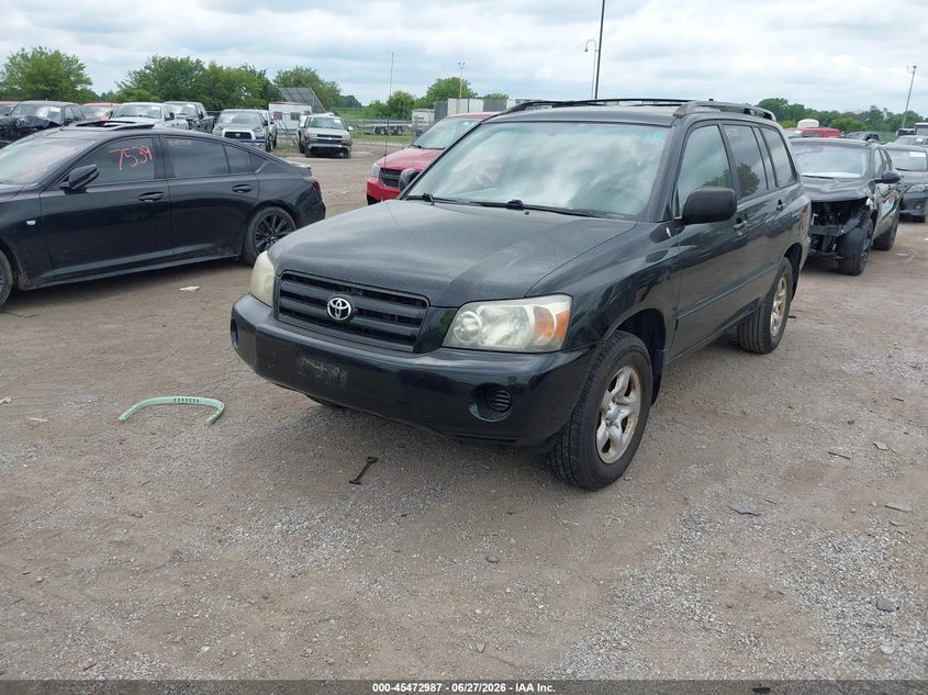 2006 Toyota Highlander VIN JTEGD21A960133494 IAAI salvage auction — NORMAL WEAR, Regular Certificate (Iowa), sold $500 on 2026-07-29 (photo 2)