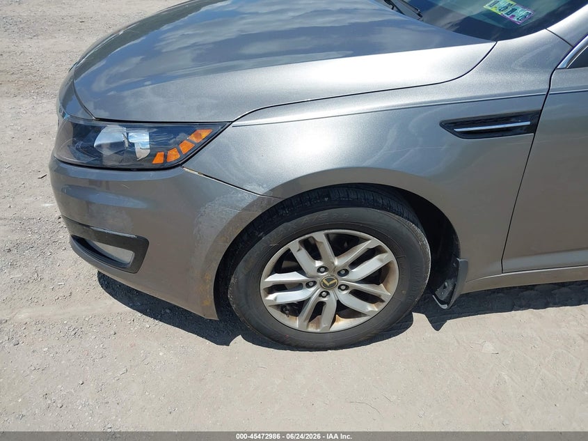 2013 Kia Optima VIN 5XXGM4A7XDG242675 IAAI salvage auction — LEFT FRONT, Salvage (Pennsylvania), sold $600 on 2026-07-28 (photo 6)