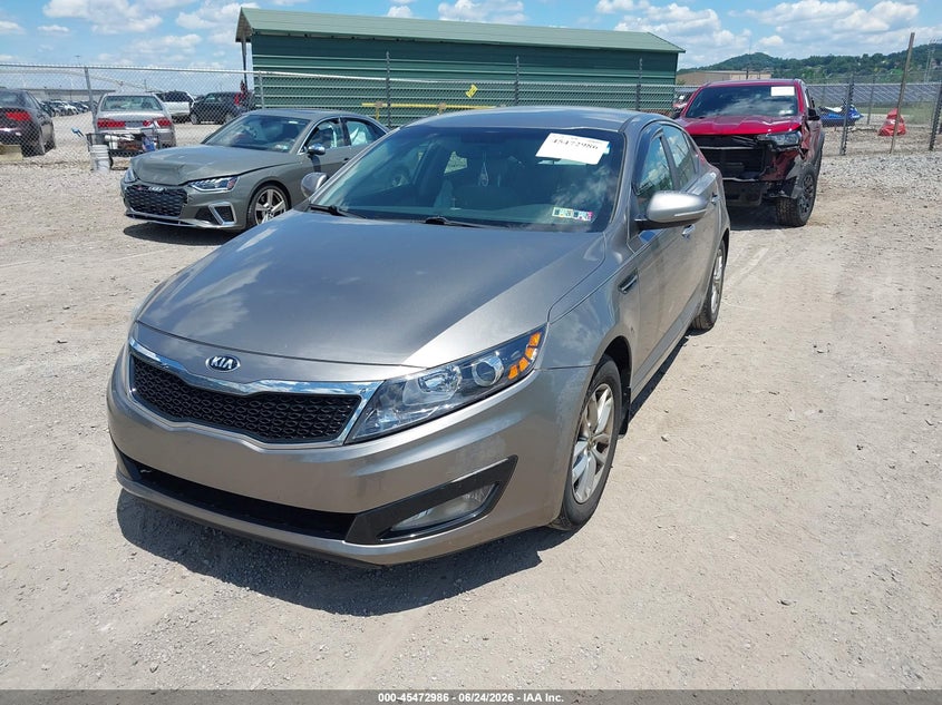 2013 Kia Optima VIN 5XXGM4A7XDG242675 IAAI salvage auction — LEFT FRONT, Salvage (Pennsylvania), sold $600 on 2026-07-28 (photo 2)