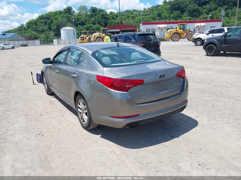 2013 Kia Optima VIN 5XXGM4A7XDG242675 IAAI salvage auction — LEFT FRONT, Salvage (Pennsylvania), sold $600 on 2026-07-28 (photo 3)