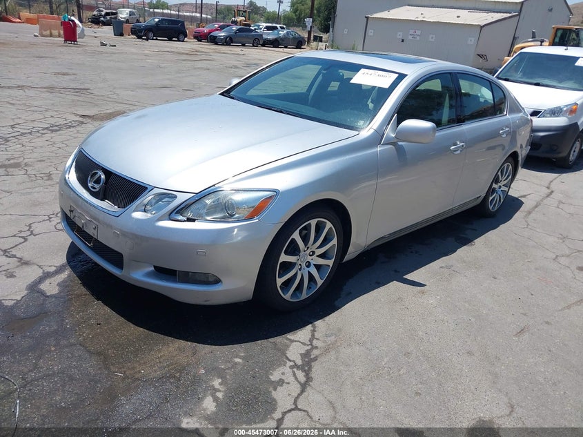 2006 Lexus Gs 300 VIN JTHBH96S765011697 IAAI salvage auction — FRONT & REAR, Salvage (California), sold $25 on 2026-07-21 (photo 2)