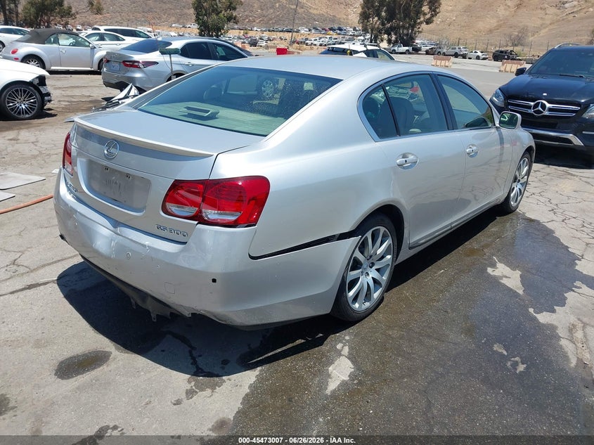 2006 Lexus Gs 300 VIN JTHBH96S765011697 IAAI salvage auction — FRONT & REAR, Salvage (California), sold $25 on 2026-07-21 (photo 4)