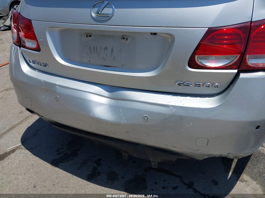 2006 Lexus Gs 300 VIN JTHBH96S765011697 IAAI salvage auction — FRONT & REAR, Salvage (California), sold $25 on 2026-07-21 (photo 6)