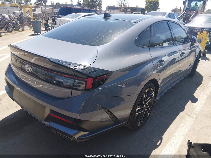 2024 Hyundai Sonata VIN KMHL54JC8RA409977 IAAI salvage auction — FRONT END, Salvage (California), sold $10,700 on 2026-07-28 (photo 4)
