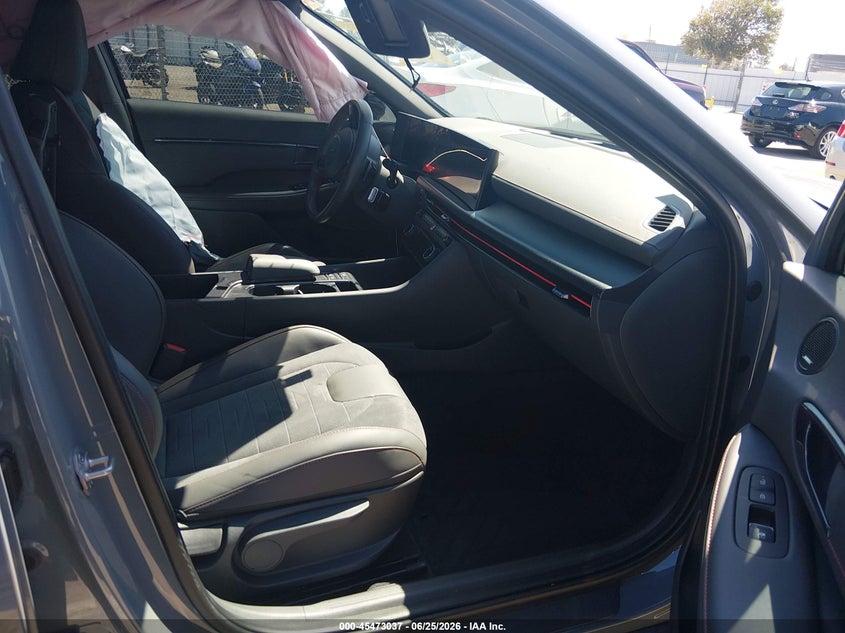 2024 Hyundai Sonata VIN KMHL54JC8RA409977 IAAI salvage auction — FRONT END, Salvage (California), sold $10,700 on 2026-07-28 (photo 5)